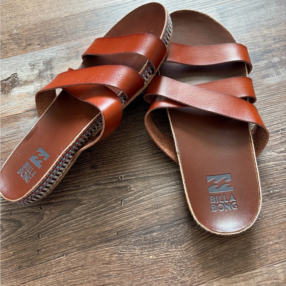 Billabong Leather Brown Sandals